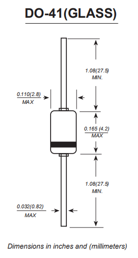 1N4729A 1N4730A 1N4731A 1N4732A 1N4733A 1n4728a Zener Diode 1W 3.3V