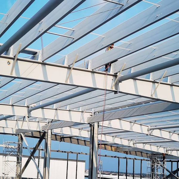 Bolts Connection Steel Structure Warehouse Prefabricated Metal Warehouse