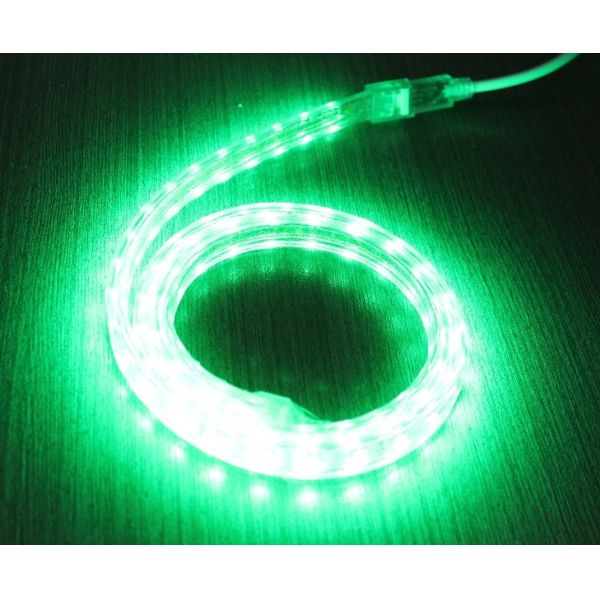 High lumen SMD5050 220V waterproof IP65 led neon flexible strip green