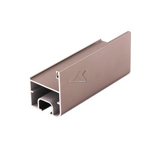 Track Sliding Aluminum Window Extrusion Profiles T8 PVDF Finish