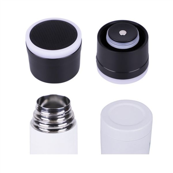 Etsy Best Sell Waterproof Speaker Music Tumbler, Innovation Smart Double Wall Stainless Steel Insulated Tumbler