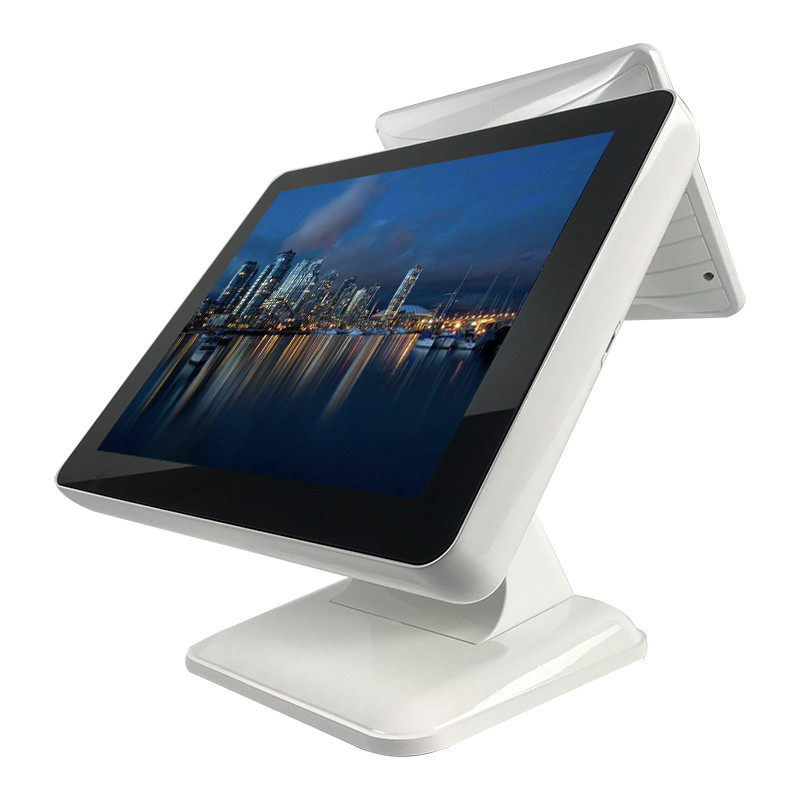 Quality Zero Bezel 15 Inch Touch Screen POS 1024x768 With Dual Screen for sale