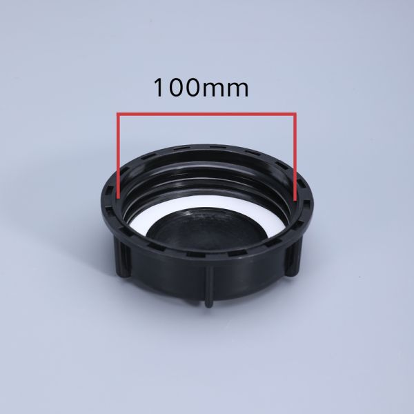 3 Inch Flange Connection Black Plastic Dust IBC Water Tank Butterfly Valve Fittings