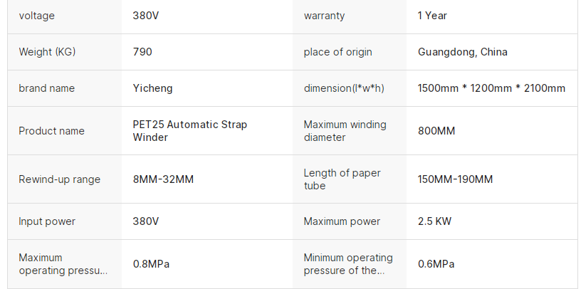 PET Strapping Winding Machine