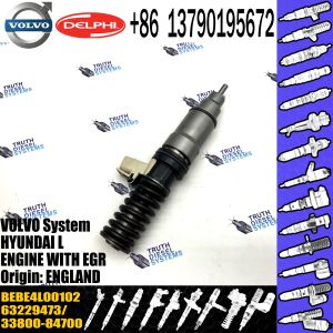 BEBE4L00102 Excavator Parts Common Rail Fuel Injector 21582096