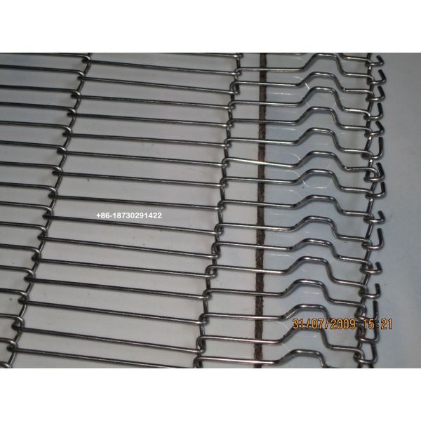 Chocolate Conveyor Metal Mesh Belt Stainless Steel 304 316 Flat Flex Wire Mesh Belt made in China