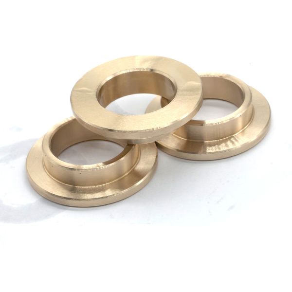 Buy Flanged Aluminum Bronze Bushings | Custom CNC Machined Bronze Bearing Sleeves at wholesale prices