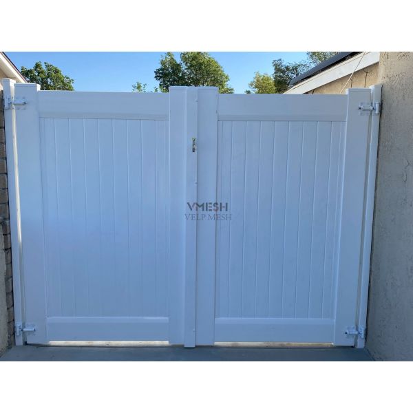 Buy 6x8ft White PVC Privacy Fence for Backyards at wholesale prices
