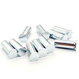 Custom Zinc-Plated Hexagonal Threaded Standoff Inserts CNC Machining