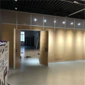 Aluminum Lightweight Acoustic Sliding Folding Partition Walls For Restaurant
