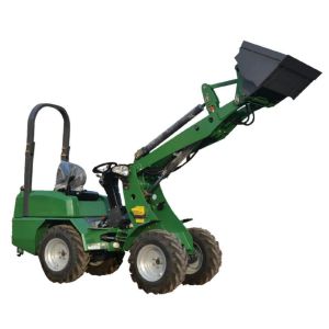 18.2KW Small Hydraulic Wheel Loader KUBATA Engine Mini Compact Wheel Loader