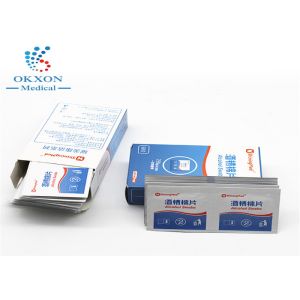 Cleaning Hands Medical Grade Cleaning Pads 75% Alcohol Featuring With Free Samples