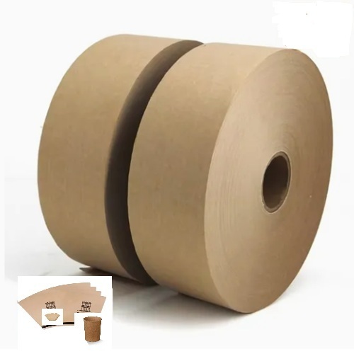 Buy Single PLA Coated Cup Bottom Paper Roll Craft Paper Roll for 100% Biodegradable Paper Cups Bottom at wholesale prices