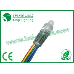 Quality 8cm Advertising Diffused Thin RGB LED Pixel 50 PCS / String Bridgelux Chip for sale