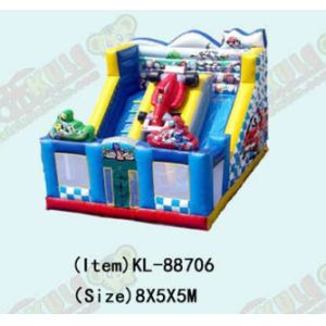 Children Fun Park Inflatable Giraffe Animals Slide For Rentals