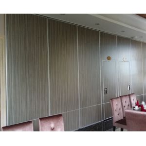 Fireproof Commercial Melamine Office Sliding Partition Walls Environmental