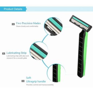 Goodmax Double Edge Razor , Plastic Dual Blade Razor Any Color Available