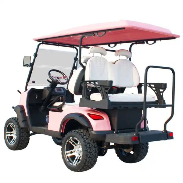 48V Sensor Smart Type Fashionable Modern Golf Cart With Audio System for 6 Passengers