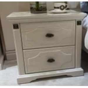 Quality European Bedroom Furniture Bedroom Side Tables / White Bedside Cabinets for sale