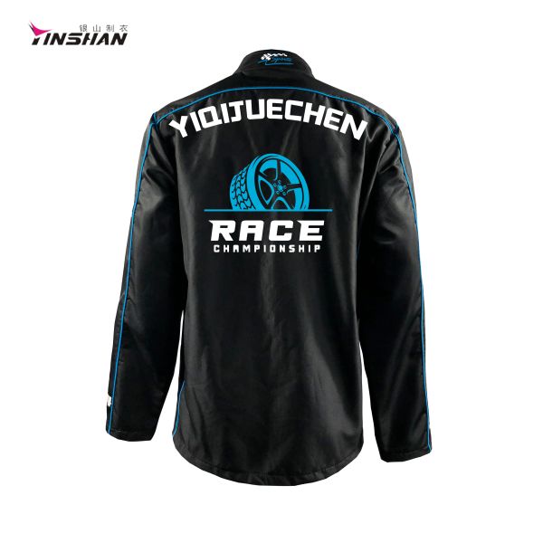 1. Custom Team Name Jackets Design for Men's Polyester Spandex Softshell Sports Club