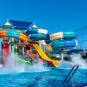 ODM Water Play Attractions Park Equipment Slide For Children