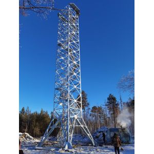 Self Supporting Wifi Communication 50m Military Guard Tower