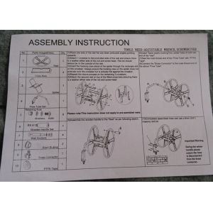 Portable Cast Iron Water Hose Reel Lightweight 3.8kg Industrial Hose Reel