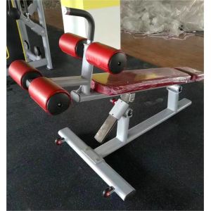 Commercial Home Gym Machine Adjustable Decline Abdominal Crunch Bench with Back