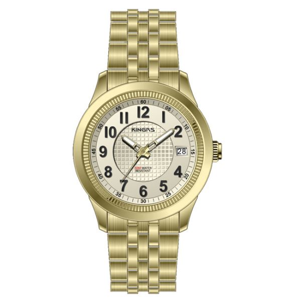 Buy 2 layer dial 43.0mm round case stainless steel wrist watch for men  with special function at wholesale prices