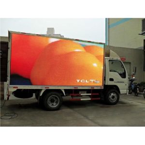 China P6 SMD Trailer Mounted Led Screen , Outdoor Mobile Led Screen Frame Rate ≥60Hz on sale