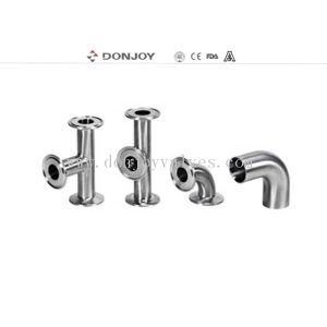 Polished Stainless Steel Sanitary Clamp tee clamp elbow SUS304 SS316L