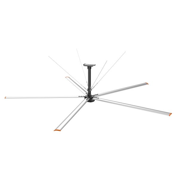 24FT 1.5kw Brushless Hvls Ceiling Fan Large Space Ventilation Commercial Paddle