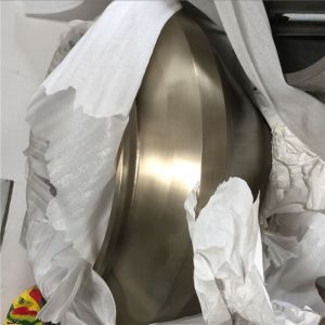 CNC laser cut stainless steel thick plate shaped fabrication