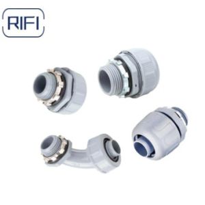 Grey Non-Metallic Liquid Tight Straight Electrical Conduit Straight / 90 Degree