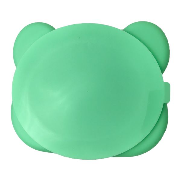 Baby Feeding Silicone Plate Premium Quality Customized Frog Shape Food Grade