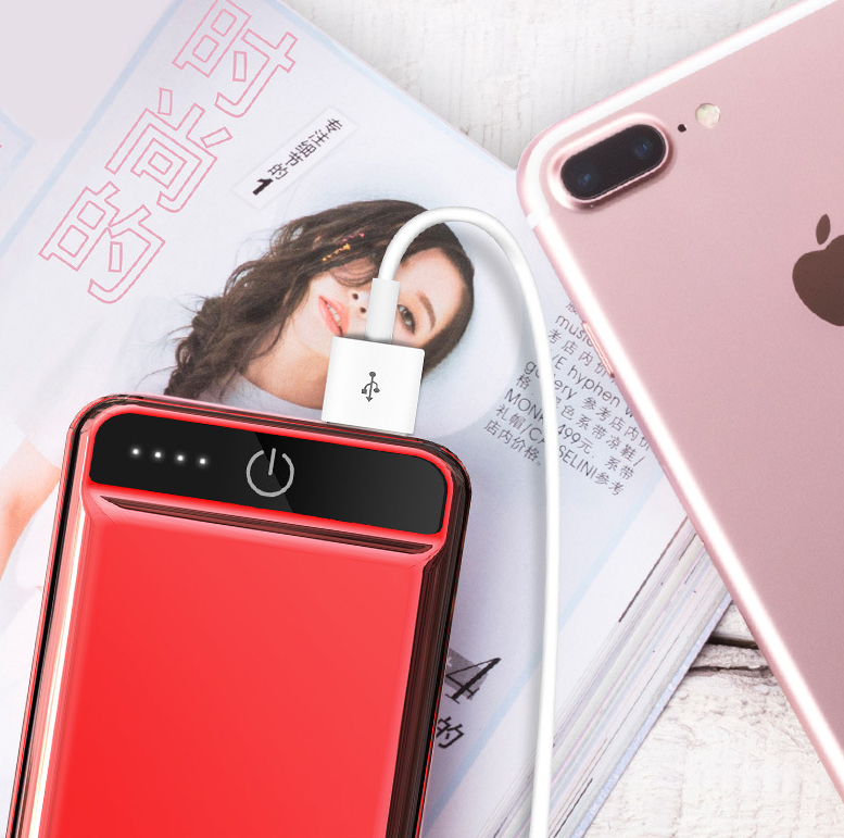 Cute Mini Shining Power Bank 10000mah For Mobile Pad Macbook And Tablet