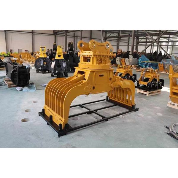 Buy 360 Degree Rock Grabs Grapples For Excavators PC200 EX210 SK220 EC360 20T 30T Hydraulic  Cylinder at wholesale prices