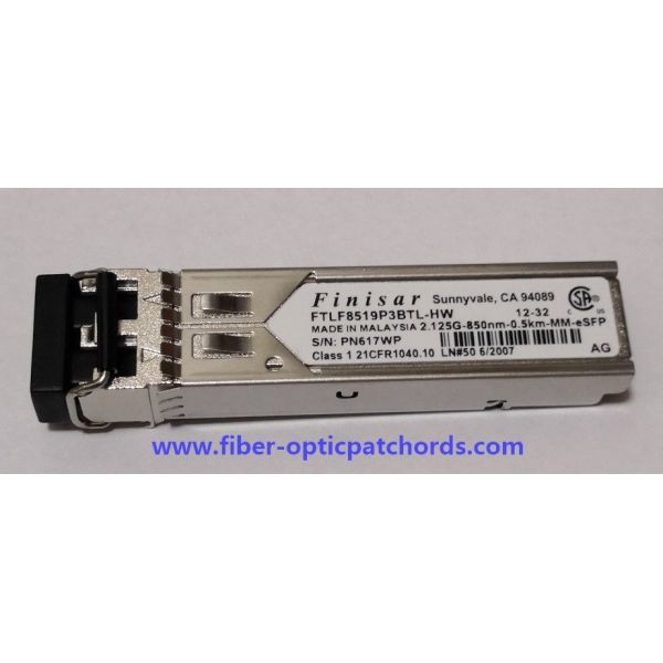 Finisar FTLF8519P3BNL SFP 2.125Gbps 500m MMF DDM 850nm 1000BASE-SX