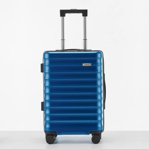 Drawbars Included and Durable Deep Green Textured Unisex Business Luggage