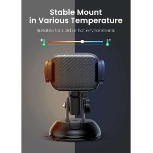 Windscreen Car Dashboard Phone Mount Suction Cup 76mm Long Arm