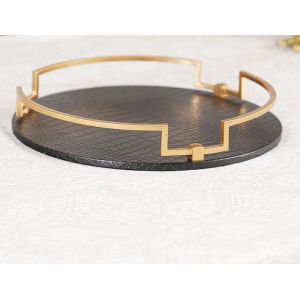 Livingroom Gold Metal 105Mm Decorative Display Trays