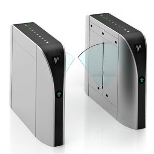 Subway Entrance Security Turnstile Gate Rfid Reader Qr Code Flap Barrier High