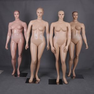 Thick Mannequin fat female dummy face invisible mannequin for display brazilian