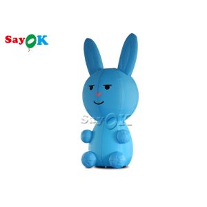 3m Inflatable Cartoon Characters Jumbo Blow Up Blue Bunny