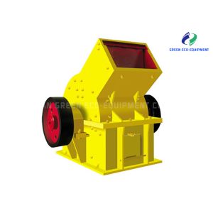 Yellow Impact Hammer Crusher , Cement Crusher Machine Compact Structure