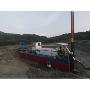 80 Cbm/H 8 Inch Samll Sand Mining Dredge With WN200 Sand Pump For River Dredging