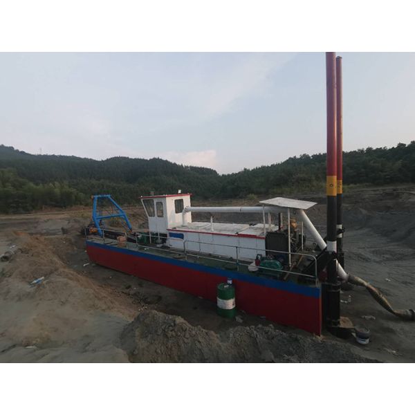 80 Cbm/H 8 Inch Samll Sand Mining Dredge With WN200 Sand Pump For River Dredging