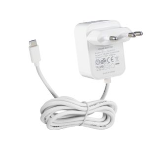12V 1A EU USB-C Power Adapter with 1m Cable
