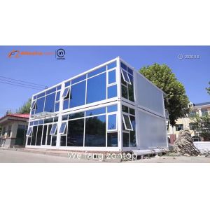 Zontop Luxury  Container Three Bedrooms 40ft 20ft  House  Modern Shop Office Prefab House