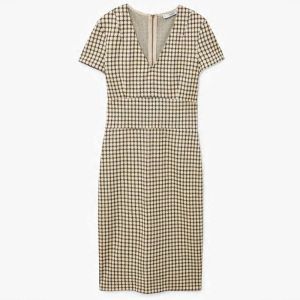 Hot sell woven ladies summer office dress